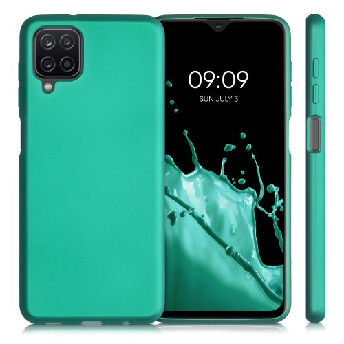 Husa pentru Samsung Galaxy A12, Silicon, Verde, 54052.128