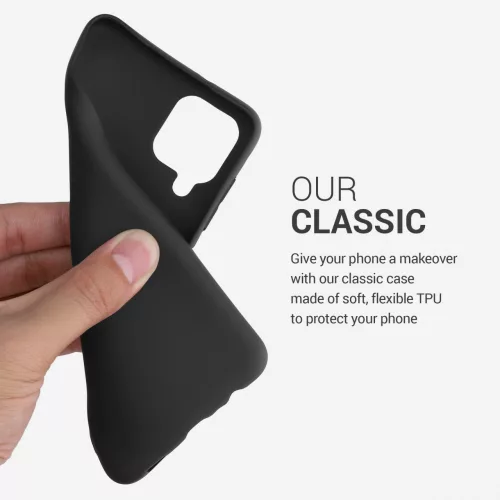 Husa pentru Samsung Galaxy M12, Silicon, Negru, 55077.47