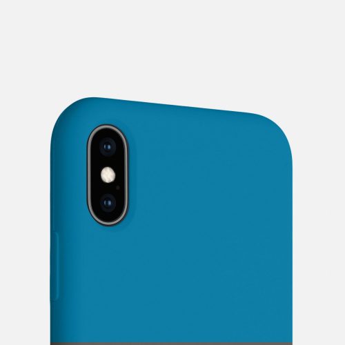 Husa pentru iPhone X / iPhone XS, Silicon, Albastru, 46313.224