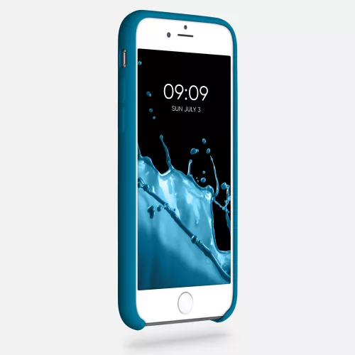 Husa pentru iPhone 6 / iPhone 6s, Silicon, Albastru, 40223.224