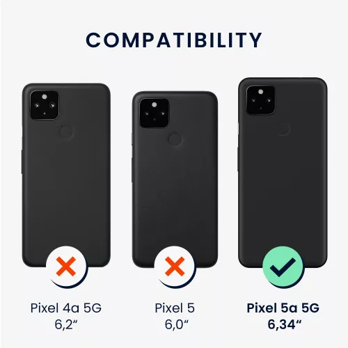 Husa pentru Google Pixel 5a, Silicon, Verde, 55207.200, kwmobile