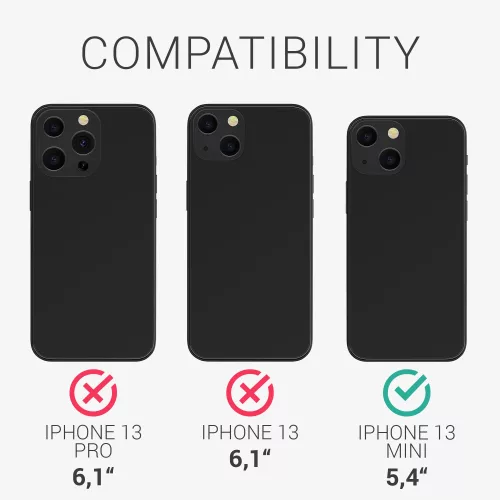 Husa pentru iPhone 13 Mini, Silicon, Roz, 55933.77