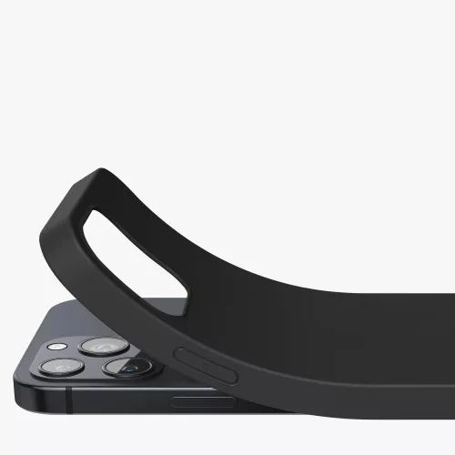 Husa pentru iPhone 13 Pro Max, Silicon, Negru, 55971.47