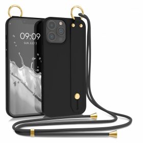   Husa pentru Apple iPhone 13 Pro Max, Silicon, Negru, 56427.01, kwmobile