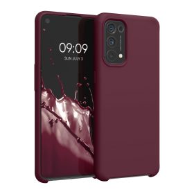   Husa pentru OPPO Find X3 Lite, Silicon, Rosu, 55201.190, kwmobile