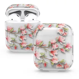   Husa pentru casti Apple AirPods 2/AirPods 1, Kwmobile, Multicolor, Plastic, 50235.07