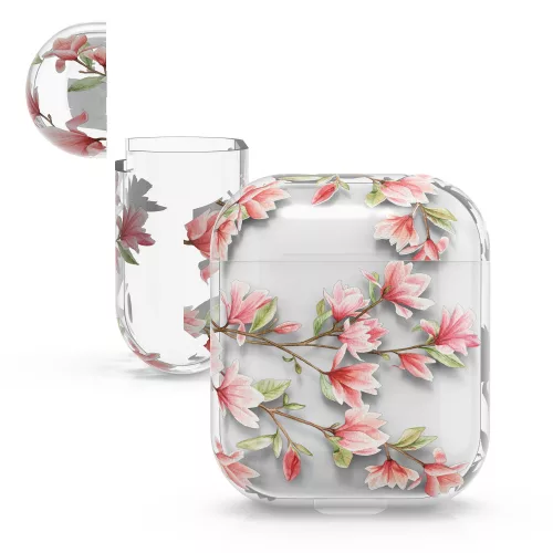 Husa pentru casti Apple AirPods 2/AirPods 1, Kwmobile, Multicolor, Plastic, 50235.07