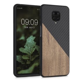   Husa pentru Xiaomi Redmi Note 9S / Redmi Note 9 Pro / Redmi Note 9 Pro Max, Lemn, Maro, 56621.01, kwmobile
