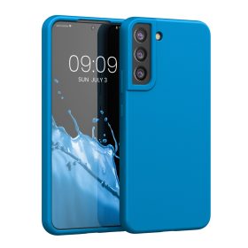   Husa pentru Samsung Galaxy S22 Plus, Silicon, Albastru, 56761.224, kwmobile