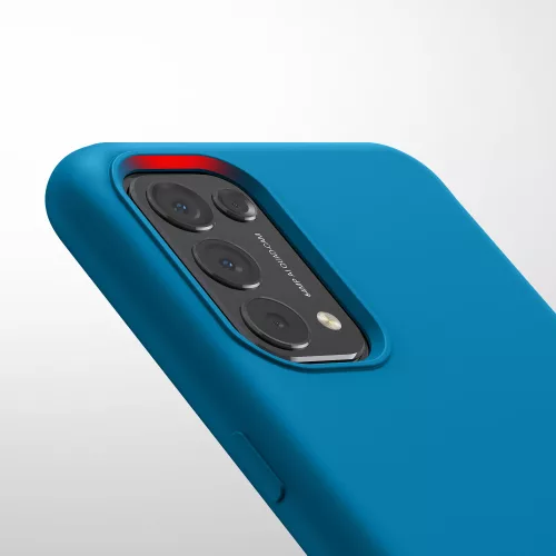 Husa pentru OPPO Find X3 Lite, Silicon, Albastru, 55201.224, kwmobile