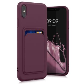   Husa pentru Apple iPhone XS Max, Silicon, Violet, 55121.190, kwmobile