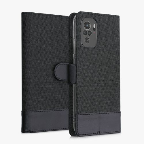 Husa pentru Xiaomi Redmi Note 10 / Redmi Note 10S, Textil, Negru, 56898.73, kwmobile