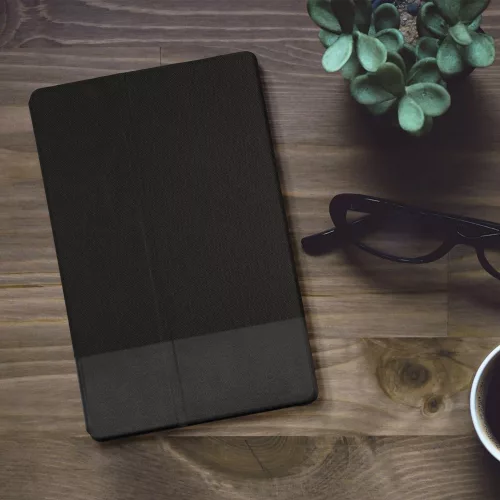 Husa pentru tableta Samsung Galaxy Tab S8 Ultra, Kwmobile, Gri/Negru, Textil, 57139.73