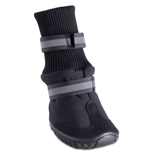 Papuci antiderapanti pentru caini Navaris marimea L, Negru,Textil, 57209.3