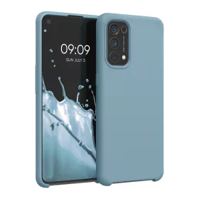   Husa Kwmobile pentru OPPO Find X3 Lite, Silicon, Verde, 55201.206