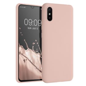   Husa Kwmobile pentru Xiaomi Redmi 9A/Redmi 9AT, Silicon, Roz, 52847.225