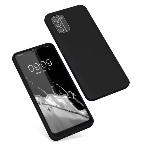 Husa Kwmobile pentru Nokia G21/G11, Silicon, Negru, 57530.01