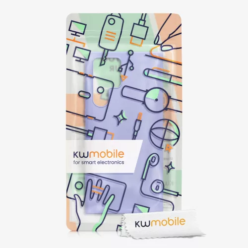 Husa Kwmobile pentru Samsung Galaxy S22 Ultra, Silicon, Albastru, 57570.108