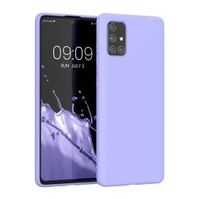   Husa Kwmobile pentru Samsung Galaxy A71, Silicon, Albastru, 57562.108