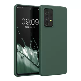   Husa Kwmobile pentru Samsung Galaxy A53 5G, Silicon, Verde, 57808.169