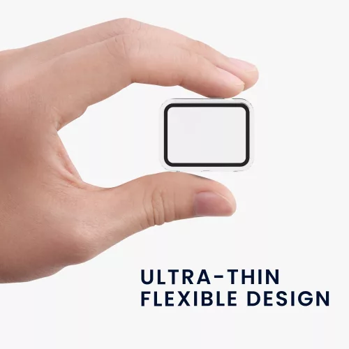 Set 2 Huse pentru Huawei Watch D, Kwmobile, Negru/Transparent, Plastic, 57778.01