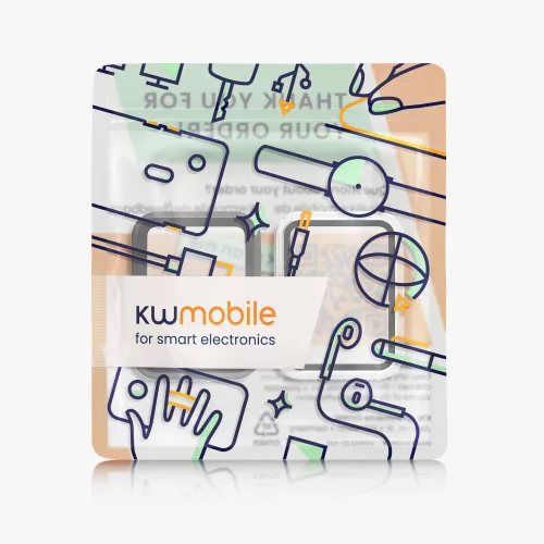 Set 2 Huse pentru Huawei Watch D, Kwmobile, Negru/Transparent, Plastic, 57778.01