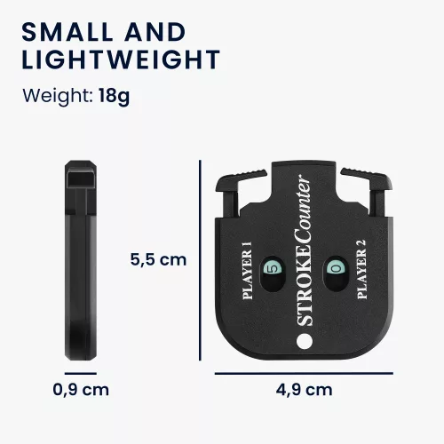 Tabela scor pentru jocuri de golf si mini golf, Kwmobile, Negru, Plastic, 57894.01