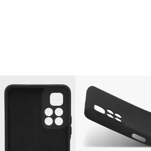 Husa Kwmobile pentru Xiaomi Redmi Note 11S 5G/Poco M4 Pro 5G, Silicon, Negru, 57925.47