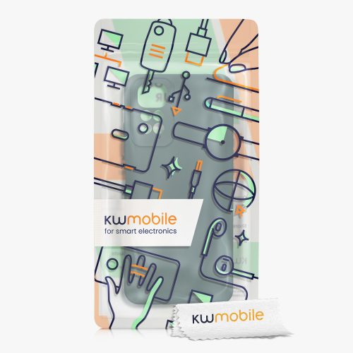 Husa Kwmobile pentru Xiaomi Redmi Note 11/Redmi Note 11s, Silicon, Verde, 57918.169