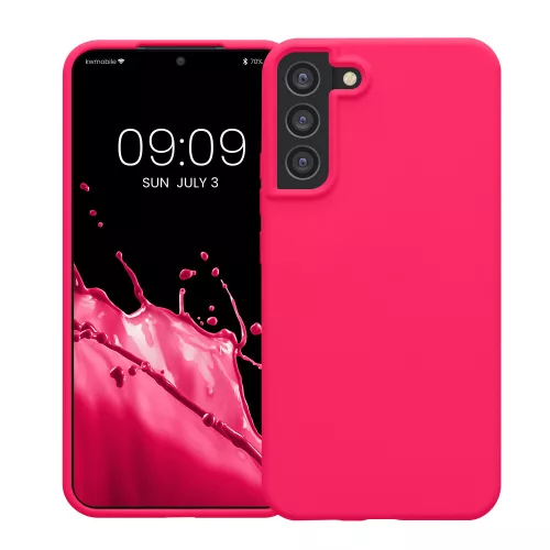 Husa Kwmobile pentru Samsung Galaxy S22 Plus, Silicon, Roz, 56761.77