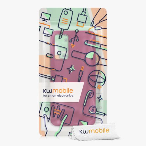 Husa Kwmobile pentru Xiaomi Redmi Note 11 Pro/Redmi Note 11 Pro 5G, Silicon, Violet, 57373.100