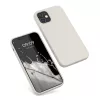Husa Kwmobile pentru Apple iPhone 12/iPhone 12 Pro, Silicon, Alb, 53938.204