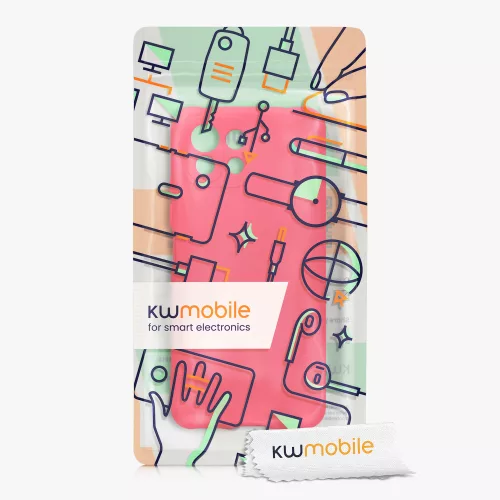 Husa Kwmobile pentru Xiaomi Mi 11 Lite 5G/11 Lite 5G NE, Silicon, Roz, 56047.77