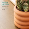 Ghiveci Ripple Navaris, dimensiuni 16x16x14 cm, pentru plante, 60823.01