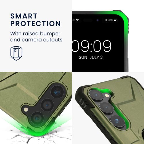 Husa Kwmobile pentru Samsung Galaxy S23, Verde, Policarbonat, 61249.17