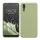 Husa kwmobile pentru Huawei P20, Silicon, Verde, 44212.172