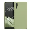 Husa kwmobile pentru Huawei P20, Silicon, Verde, 44212.172