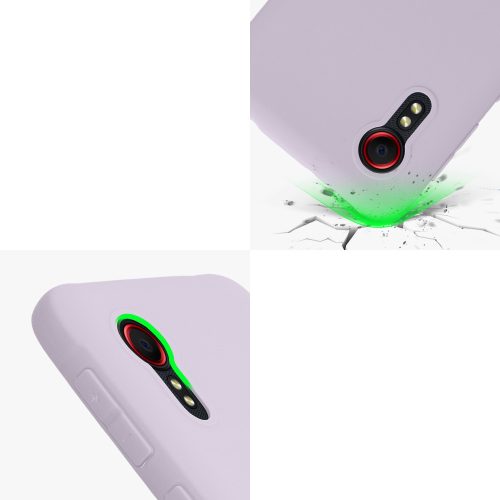 Husa Kwmobile pentru Samsung Galaxy Xcover 5, Mov, Silicon, 54536.108