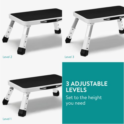 Scaun pliabil ajustabil Navaris, 3 inaltimi, platforma antiderapanta, 61657.02