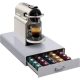 Suport capsule cafea Navaris pentru 50 capsule Nespresso, Gri, 47364.03.22