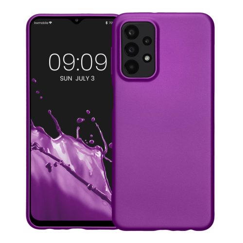 Husa Kwmobile pentru Samsung Galaxy A23/Galaxy A23 5G, Violet, Silicon, 57955.24