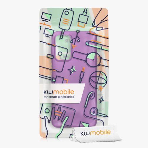 Husa Kwmobile pentru Samsung Galaxy A23/Galaxy A23 5G, Violet, Silicon, 57955.24