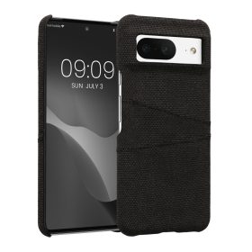  Husa Kwmobile pentru Google Pixel 8, Gri inchis, Textil/Plastic, 61883.19