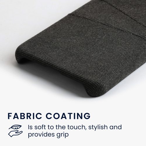 Husa Kwmobile pentru Google Pixel 8, Gri inchis, Textil/Plastic, 61883.19