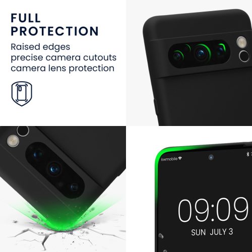 Husa Kwmobile pentru Google Pixel 8 Pro, Negru, Silicon, 61860.01