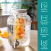 Dozator bauturi Navaris, 8L, robinet inox, infuzor fructe si insertie gheata, NAV000011FD002C