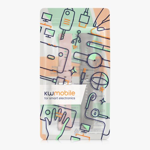 Set 2 Curele Kwmobile pentru GRV SmartWatch, Roz/Gri, Silicon, KWM000024SY002C