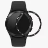 Rama cadran Kwmobile pentru Samsung Galaxy Watch 6 Classic, Negru/Argintiu, Aluminiu, KWM000024TK001C