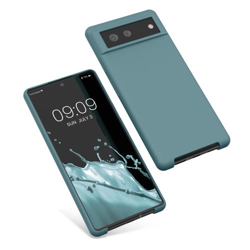 Husa Kwmobile pentru Google Pixel 6, Verde inchis, Silicon, KWM000013EZ058C
