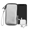 Husa Universala Kwmobile pentru telefon, Marime M - 5.5 inch, Argintiu, Neopren, KWM0000099O170C